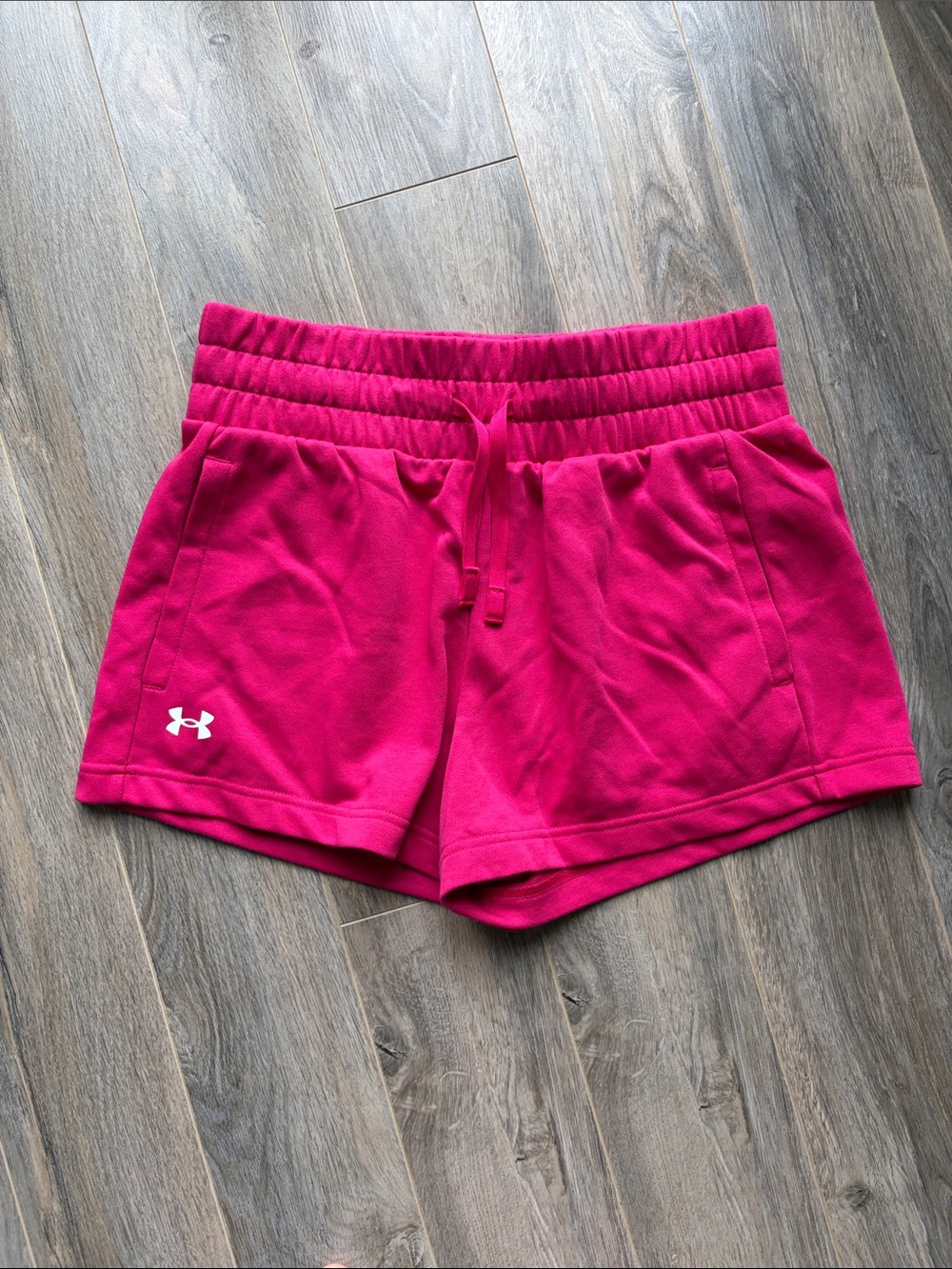 Under Armour Women's Hot Pink Lounge Shorts